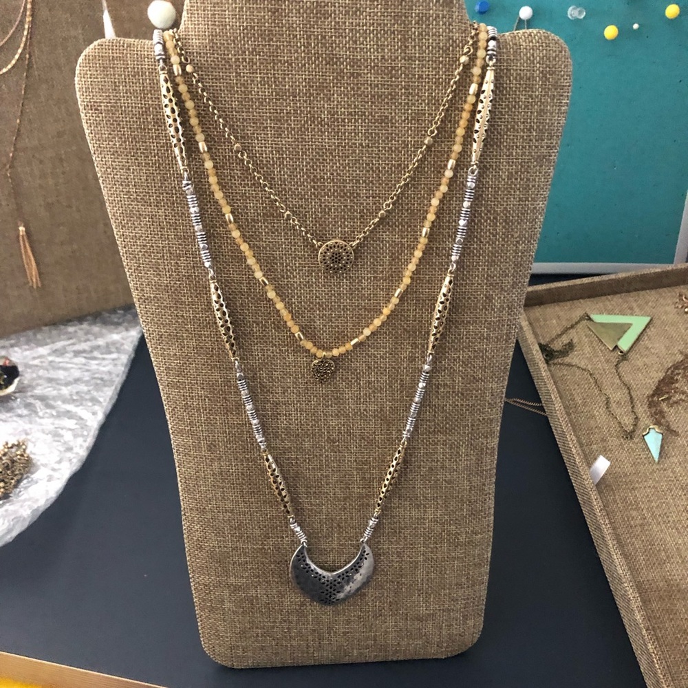 Coachella vibes Lucky brand layered necklace